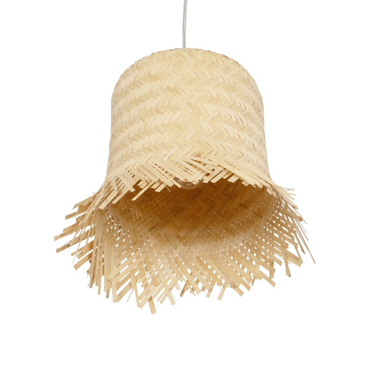 LEDTM® HAWAII 999-0125 Boho Κρεμαστό Φωτιστικό Οροφής με Ντουί 1 x E27 AC 220-240V IP20 - Μπεζ - Μ30 x Π30 x Υ30cm - Image 5