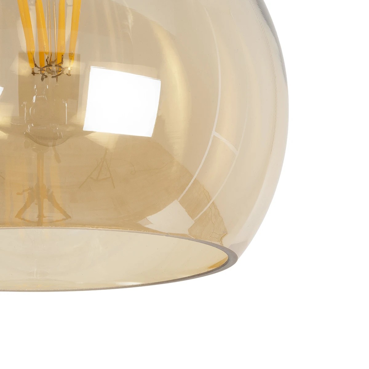 LEDTM® LUCREZIA 999-0143 Μοντέρνο Κρεμαστό Φωτιστικό Οροφής με Ντουί 1 x E27 AC 220-240V IP20 - Μελί - Μ18 x Π18 x Υ24cm - Image 8