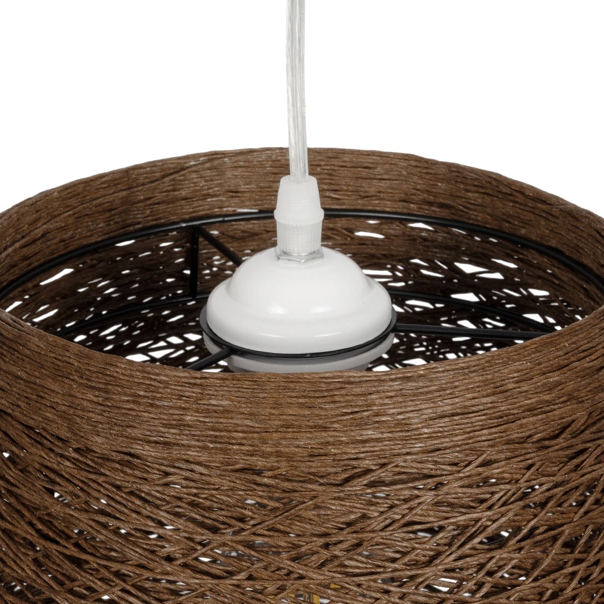 LEDTM® PLAYROOM 999-0145 Vintage Κρεμαστό Φωτιστικό Οροφής με Ντουί 1 x E27 AC 220-240V IP20 - Καφέ - Μ30 x Π30 x Υ30cm - Image 7