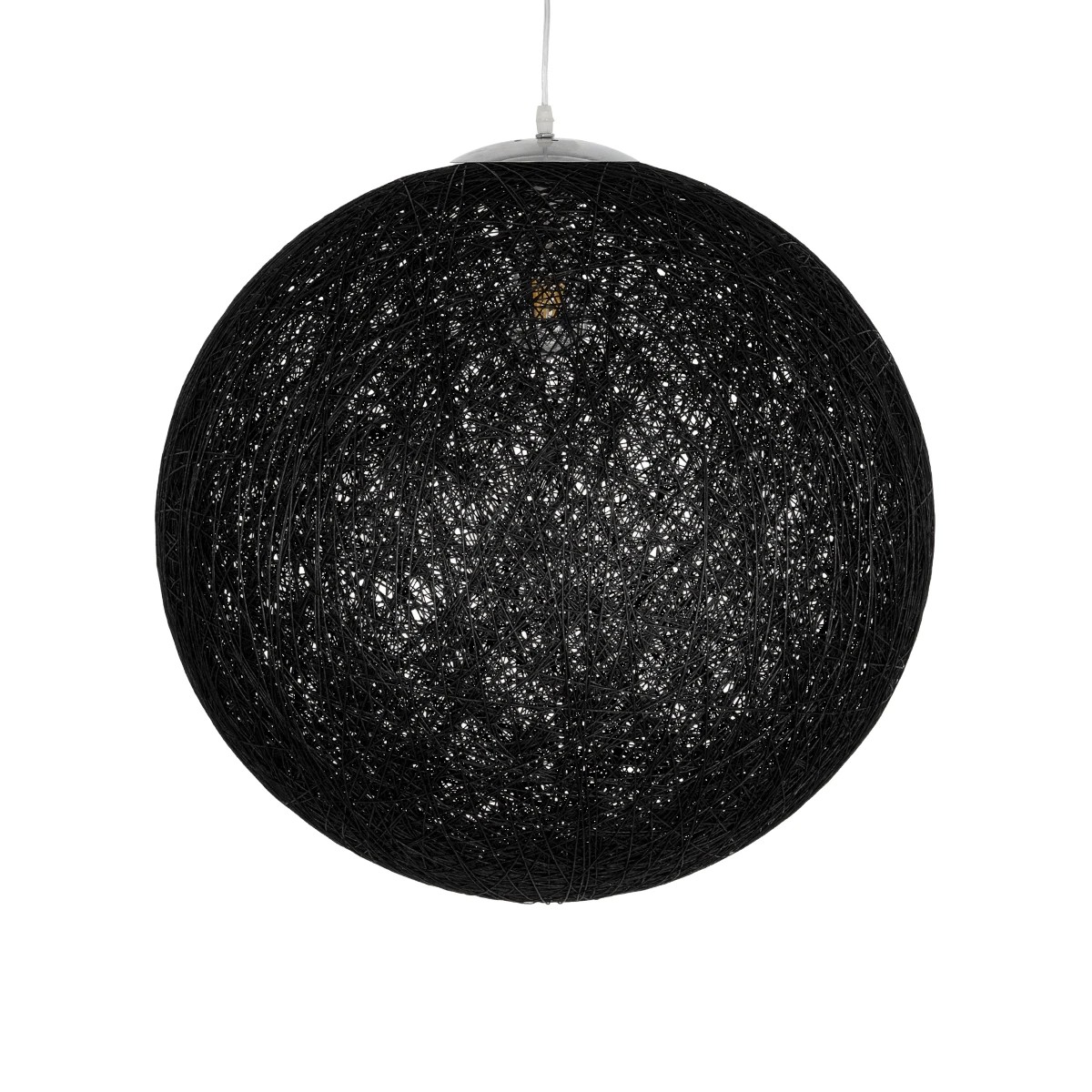 LEDTM® OCEANA 999-0157 Boho Κρεμαστό Φωτιστικό Οροφής με Ντουί 1 x E27 AC 220-240V IP20 - Μαύρο - Μ60 x Π60 x Υ60cm - Image 4