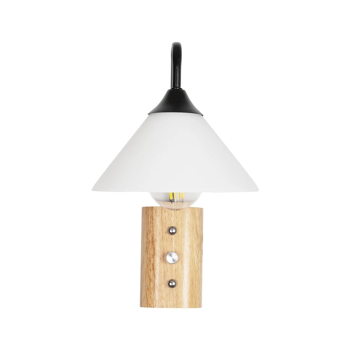 LEDTM® ALESSIA 999-0177 Μοντέρνο Φωτιστικό Τοίχου - Απλίκα με Ντουί 1 x E27 AC 220-240V IP20 - Μπεζ & Μαύρο - Μ18 x Π26 x Υ29cm - Image 4