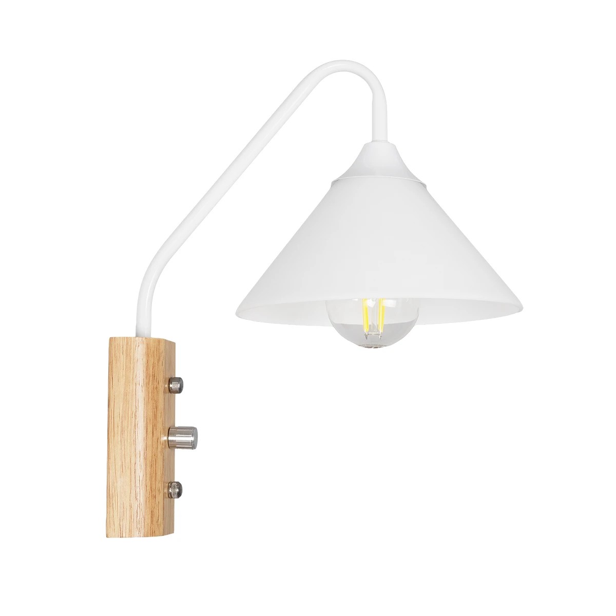 LEDTM® ALESSIA 999-0178 Μοντέρνο Φωτιστικό Τοίχου - Απλίκα με Ντουί 1 x E27 AC 220-240V IP20 - Μπεζ & Λευκό - Μ18 x Π26 x Υ29cm - Image 3