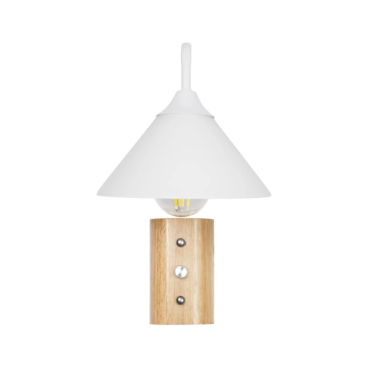 LEDTM® ALESSIA 999-0178 Μοντέρνο Φωτιστικό Τοίχου - Απλίκα με Ντουί 1 x E27 AC 220-240V IP20 - Μπεζ & Λευκό - Μ18 x Π26 x Υ29cm - Image 4