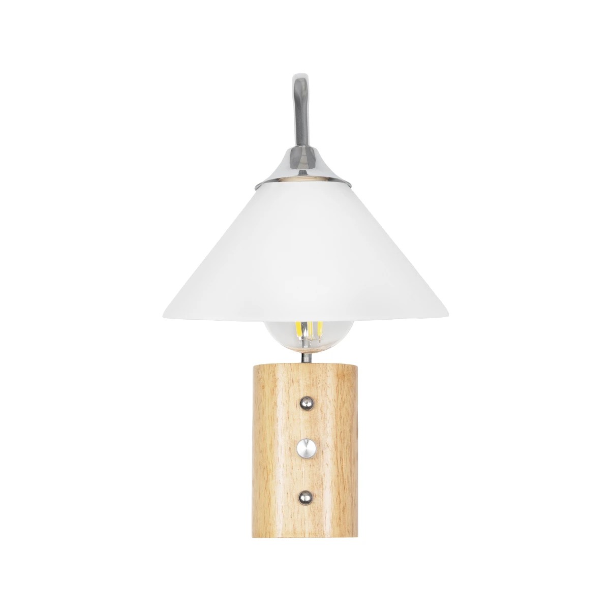 LEDTM® ALESSIA 999-0179 Μοντέρνο Φωτιστικό Τοίχου - Απλίκα με Ντουί 1 x E27 AC 220-240V IP20 - Μπεζ & Ασημί - Μ18 x Π26 x Υ29cm - Image 4