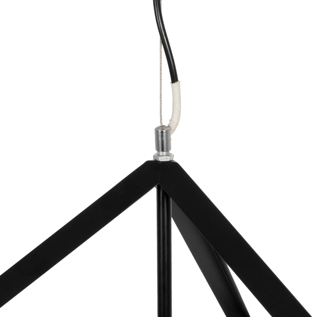 LEDTM® CUBE 999-0215 Μοντέρνο Κρεμαστό Φωτιστικό Οροφής με Ντουί 1 x E27 AC 220-240V IP20 - Μαύρο - Μ70 x Π70 x Υ87cm - Image 7