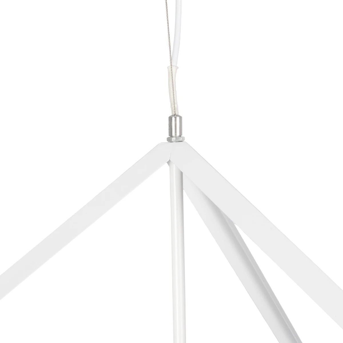 LEDTM® CUBE 999-0217 Μοντέρνο Κρεμαστό Φωτιστικό Οροφής με Ντουί 1 x E27 AC 220-240V IP20 - Λευκό - Μ70 x Π70 x Y87cm - Image 7