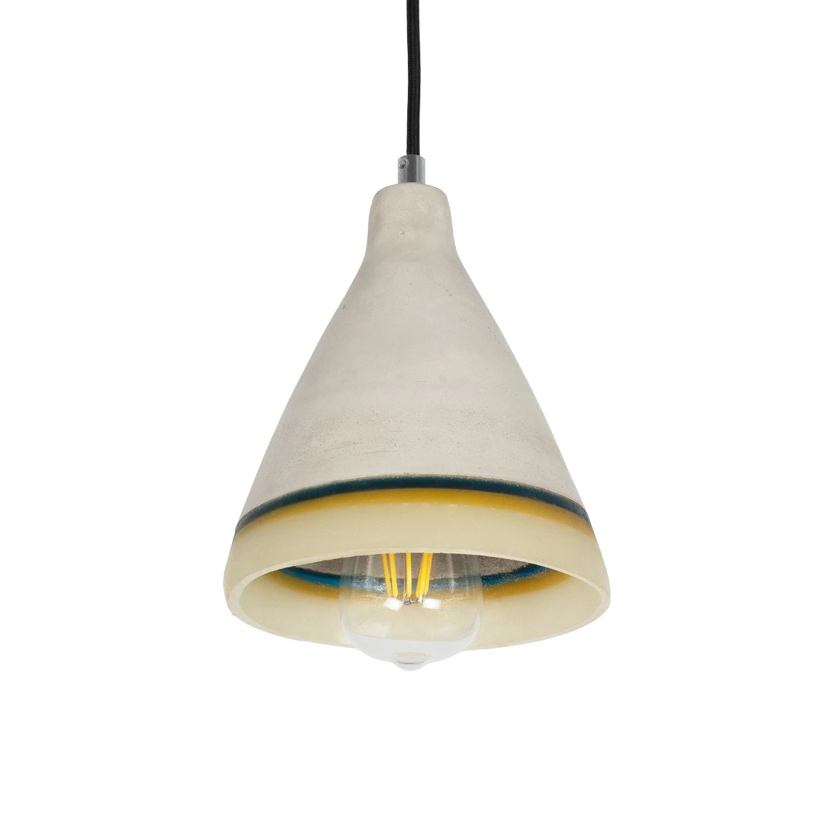 LEDTM® BEVIN 999-0219 Μοντέρνο Κρεμαστό Φωτιστικό Οροφής με Ντουί 1 x E27 AC 220-240V IP20 - Πολύχρωμο - Μ17 x Π17 x Υ21,5cm