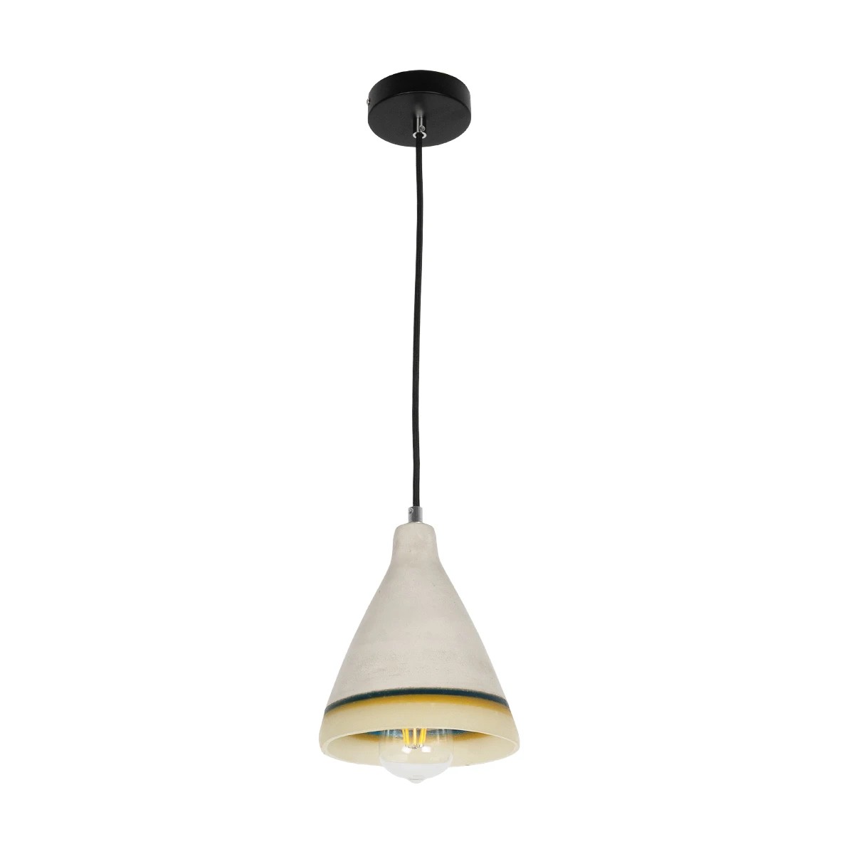 LEDTM® BEVIN 999-0219 Μοντέρνο Κρεμαστό Φωτιστικό Οροφής με Ντουί 1 x E27 AC 220-240V IP20 - Πολύχρωμο - Μ17 x Π17 x Υ21,5cm - Image 3