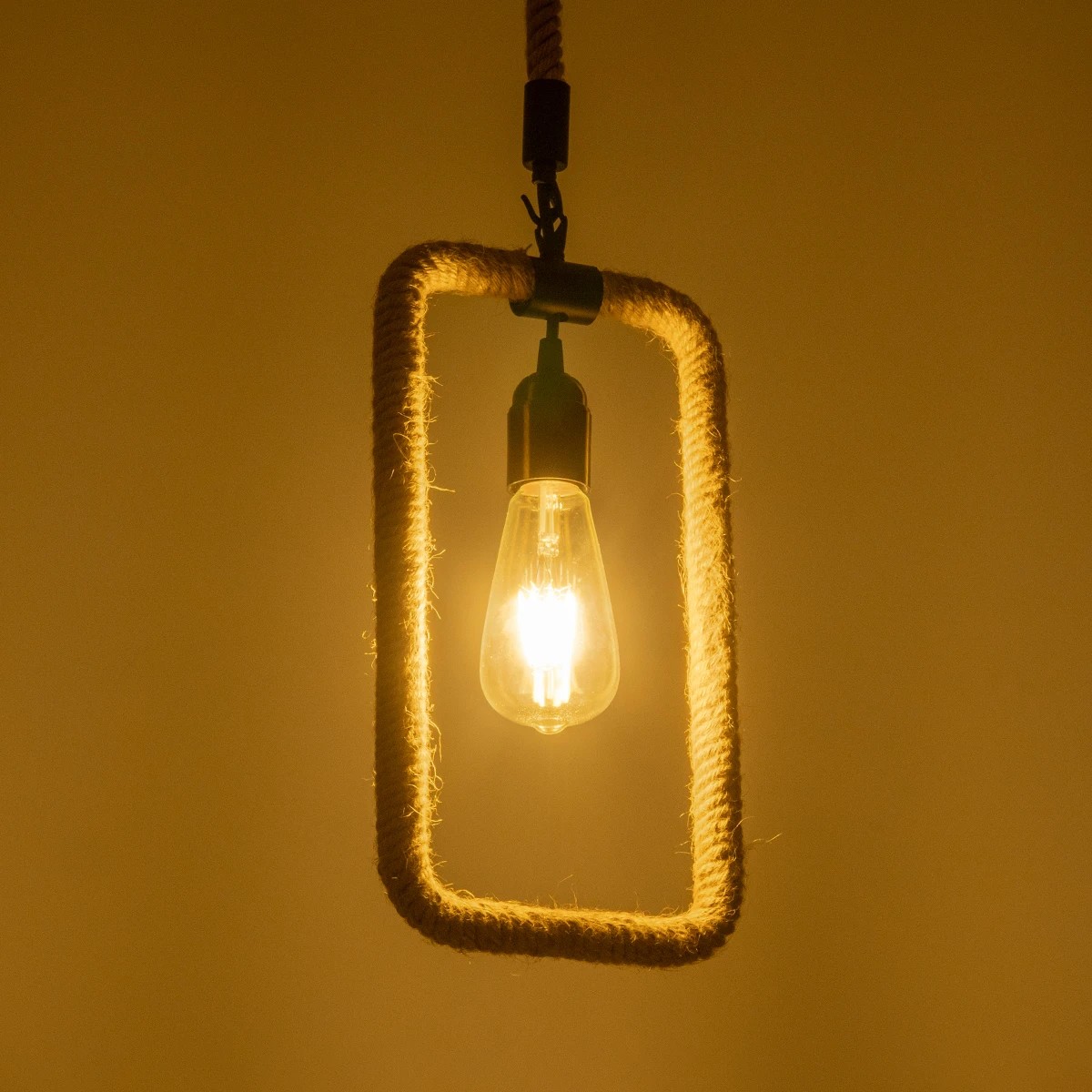 LEDTM® MALVERN 999-0234 Vintage Κρεμαστό Φωτιστικό Οροφής με Ντουί 1 x E27 AC 220-240V IP20 - Μαύρο & Μπεζ - Μ18.5 x Π4 x Υ41.5cm - Image 2