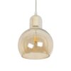 LEDTM® LUCREZIA 999-0143 Μοντέρνο Κρεμαστό Φωτιστικό Οροφής με Ντουί 1 x E27 AC 220-240V IP20 - Μελί - Μ18 x Π18 x Υ24cm