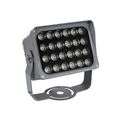 Alternative view of LEDTM® FLOODXENA 90130 Προβολέας Σποτ Wall Washer LED 24W 2880lm 10° AC 220-240V Αδιάβροχο IP65 Ψυχρό Λευκό 6000K - Bridgelux SMD Chip - Γκρι Ανθρακί - Μ18 x Π13.5 x Υ18cm - 3 Χρόνια Εγγύηση