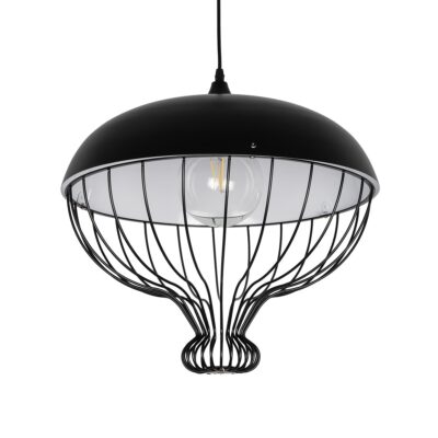 LEDTM® SOBRINO 999-0112 Vintage Κρεμαστό Φωτιστικό Οροφής με Ντουί 1 x E27 AC 220-240V IP20 - Μαύρο - Μ45 x Π45 x Υ45cm