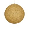 LEDTM® OCEANA 999-0155 Boho Κρεμαστό Φωτιστικό Οροφής με Ντουί 1 x E27 AC 220-240V IP20 - Μπεζ & Χρυσό - Μ60 x Π60 x Υ60cm