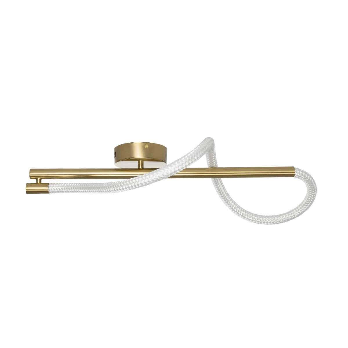 kelvo® GLOW KLV-101-0168-V2 Φωτιστικό Οροφής LED 24W 2400lm 360° AC 220-240V IP20 Ρυθμιζόμενο Λευκό CCT με On/Off 2700K/4500K/6000K - Lumileds SMD Chip - Χρυσό Πλατίνα - Μ30 x Π15 x Υ70cm - 3 Χρόνια Εγγύηση - Image 5