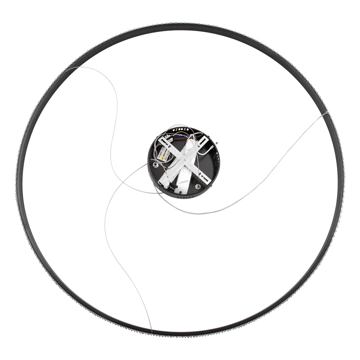 kelvo® DIAMOND KLV-101-0233 Κρεμαστό Φωτιστικό Οροφής LED 75W 7500lm 180° AC 220-240V IP20 Ρυθμιζόμενο Λευκό CCT με Χειριστήριο από 2700K έως 6000K Dimmable - Lumileds SMD Chip - Μαύρο Ματ - Μ100 x Π100 x Υ3cm - 3 Χρόνια Εγγύηση - Image 8