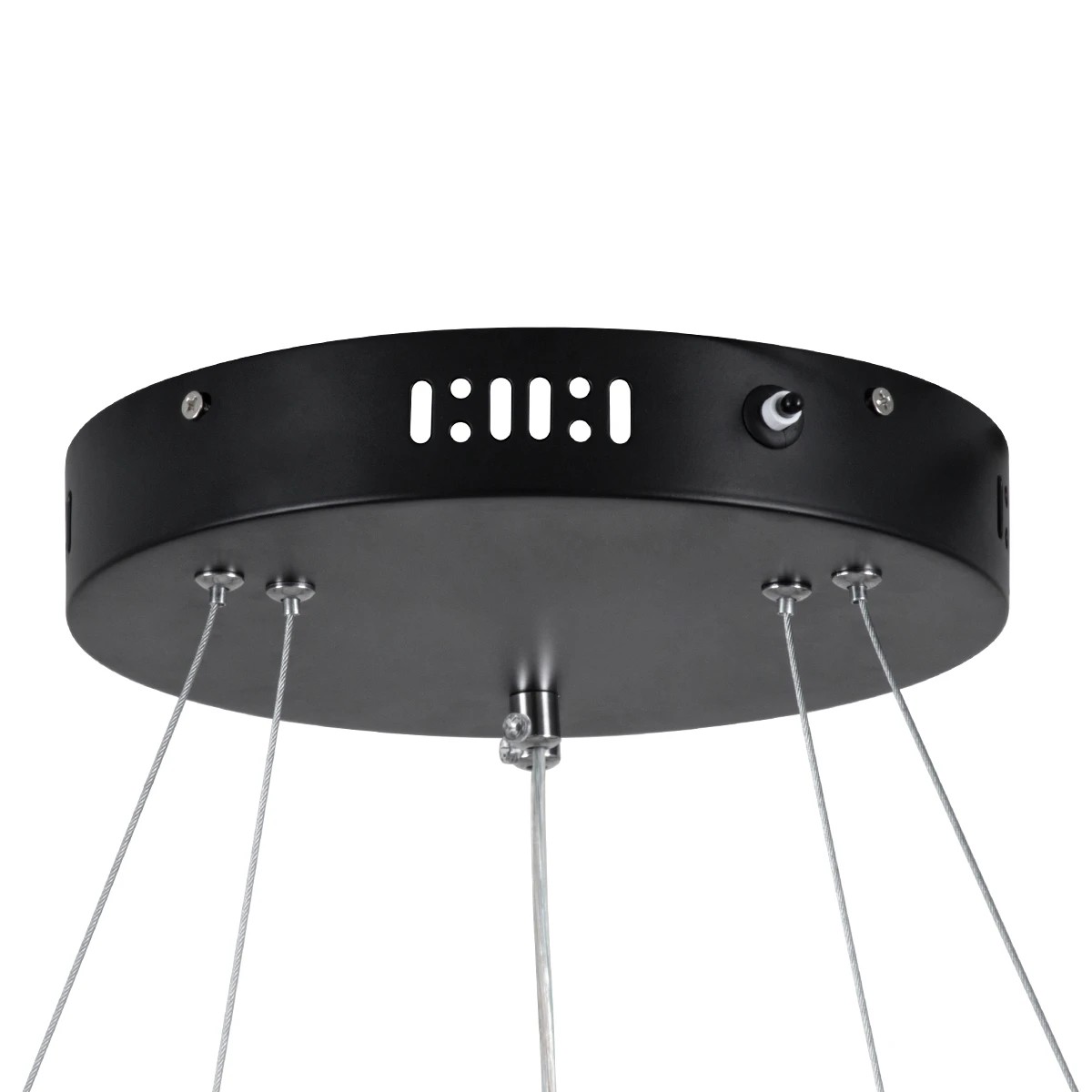 kelvo® DIAMOND KLV-101-0235-V2 Κρεμαστό Φωτιστικό Οροφής LED 75W 7500lm 360° AC 220-240V IP20 Ρυθμιζόμενο Λευκό CCT με Χειριστήριο από 2700K έως 6000K Dimmable - Lumileds SMD Chip - Μαύρο Ματ - Μ60 x Π60 x Υ40cm - 3 Χρόνια Εγγύηση - Image 9