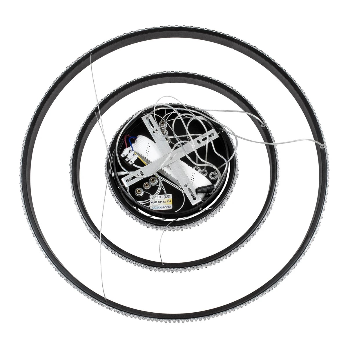 kelvo® DIAMOND KLV-101-0237-V2 Κρεμαστό Φωτιστικό Οροφής LED 100W 10000lm 180° AC 220-240V IP20 Ρυθμιζόμενο Λευκό CCT με Χειριστήριο από 2700K έως 6000K Dimmable - Lumileds SMD Chip - Μαύρο Ματ - Μ60 x Π60 x Υ60cm - 3 Χρόνια Εγγύηση - Image 10