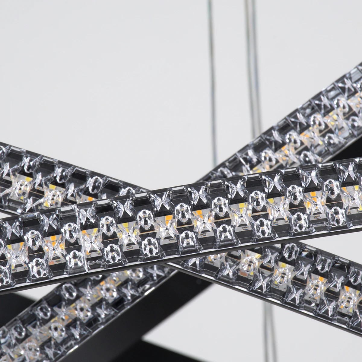 kelvo® DIAMOND KLV-101-0241-V2 Κρεμαστό Φωτιστικό Οροφής LED 150W 15000lm 180° AC 220-240V IP20 Ρυθμιζόμενο Λευκό CCT με Χειριστήριο από 2700K έως 6000K Dimmable - Lumileds SMD Chip - Μαύρο Ματ - Μ100 x Π100 x Υ100cm - 3 Χρόνια Εγγύηση - Image 7