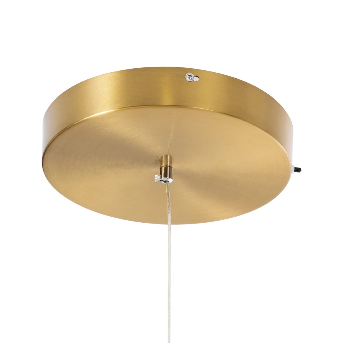 kelvo® KIBOO KLV-101-0262 Κρεμαστό Φωτιστικό Οροφής LED 36W 3600lm 360° AC 220-240V IP20 Ρυθμιζόμενο Λευκό CCT με Χειριστήριο από 2700K έως 6000K Dimmable - Lumileds SMD Chip - Χρυσό Πλατίνα - Μ40 x Π40 x Υ40cm - 3 Χρόνια Εγγύηση - Image 9