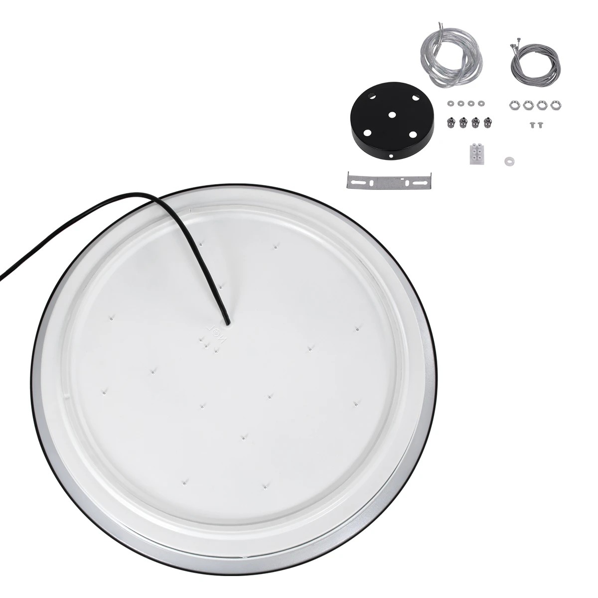 kelvo® BARCHETTA KLV-101-0265 Κρεμαστό Φωτιστικό Οροφής LED 72W 7200lm 120° AC 220-240V IP20 Ρυθμιζόμενο Λευκό CCT με Χειριστήριο από 2700K έως 6000K Dimmable - Lumileds SMD Chip - Μαύρο Ματ - Μ48 x Π48 x Υ8.2cm - 3 Χρόνια Εγγύηση - Image 13