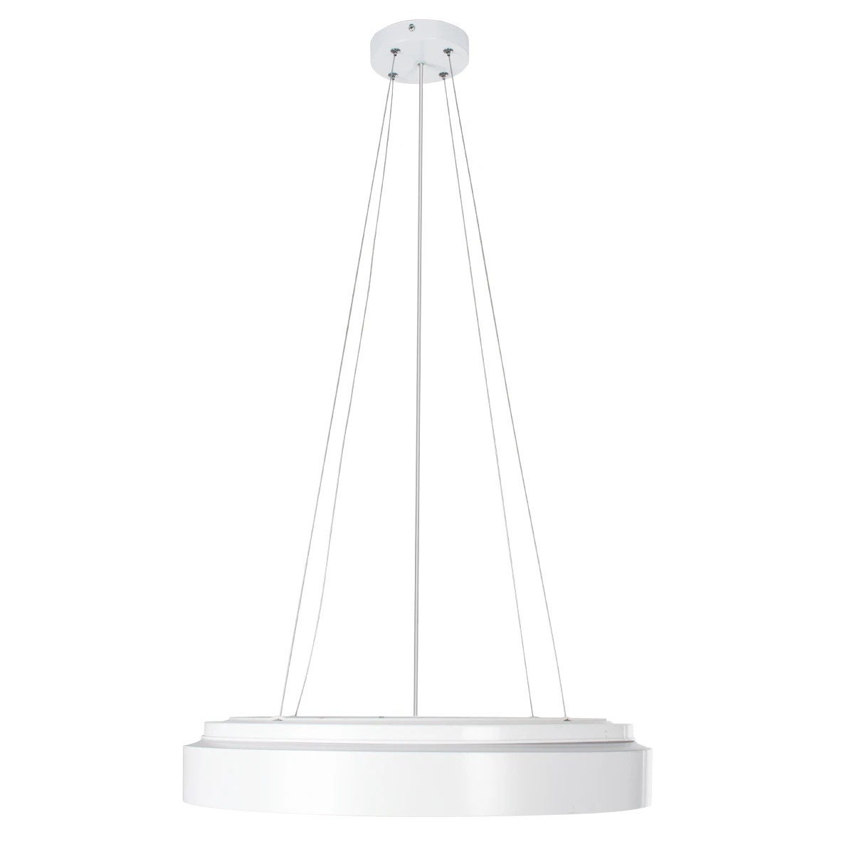 kelvo® BARCHETTA KLV-101-0267 Κρεμαστό Φωτιστικό Οροφής LED 72W 7200lm 120° AC 220-240V IP20 Ρυθμιζόμενο Λευκό CCT με Χειριστήριο από 2700K έως 6000K Dimmable - Lumileds SMD Chip - Λευκό & Σαμπανιζέ Χρυσό Ματ - Μ48 x Π48 x Υ8.2cm - 3 Χρόνια Εγγύηση - Image 5