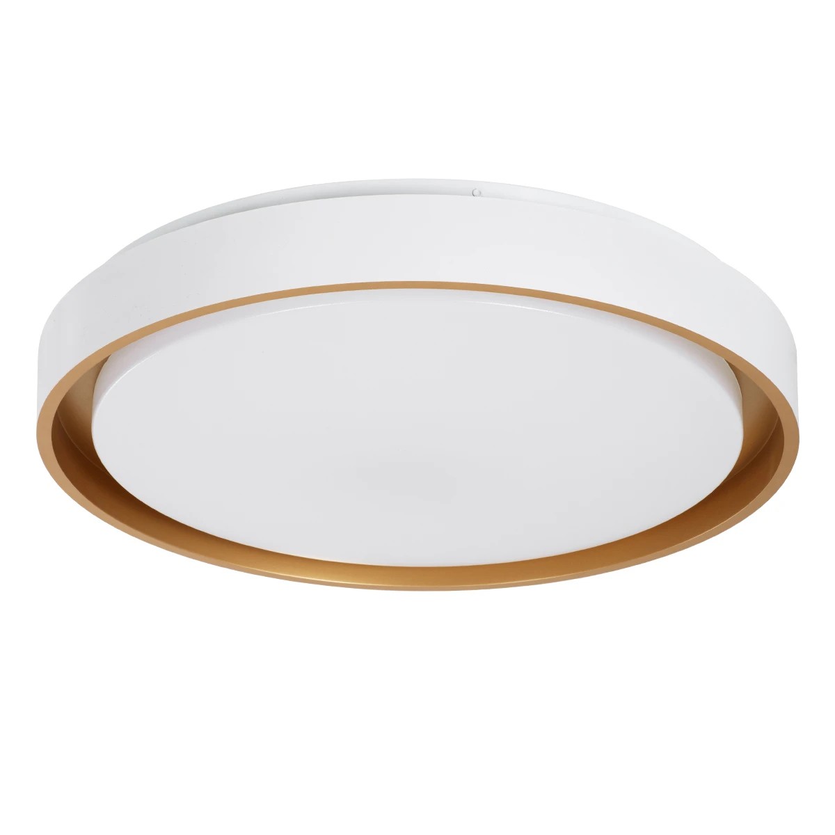 kelvo® BARCHETTA KLV-101-0267-V2 Φωτιστικό Οροφής LED 72W 7200lm 120° AC 220-240V IP20 Ρυθμιζόμενο Λευκό CCT με Χειριστήριο από 2700K έως 6000K Dimmable - Lumileds SMD Chip - Λευκό & Σαμπανιζέ Χρυσό Ματ - Μ48 x Π48 x Υ8.2cm - 3 Χρόνια Εγγύηση - Image 3