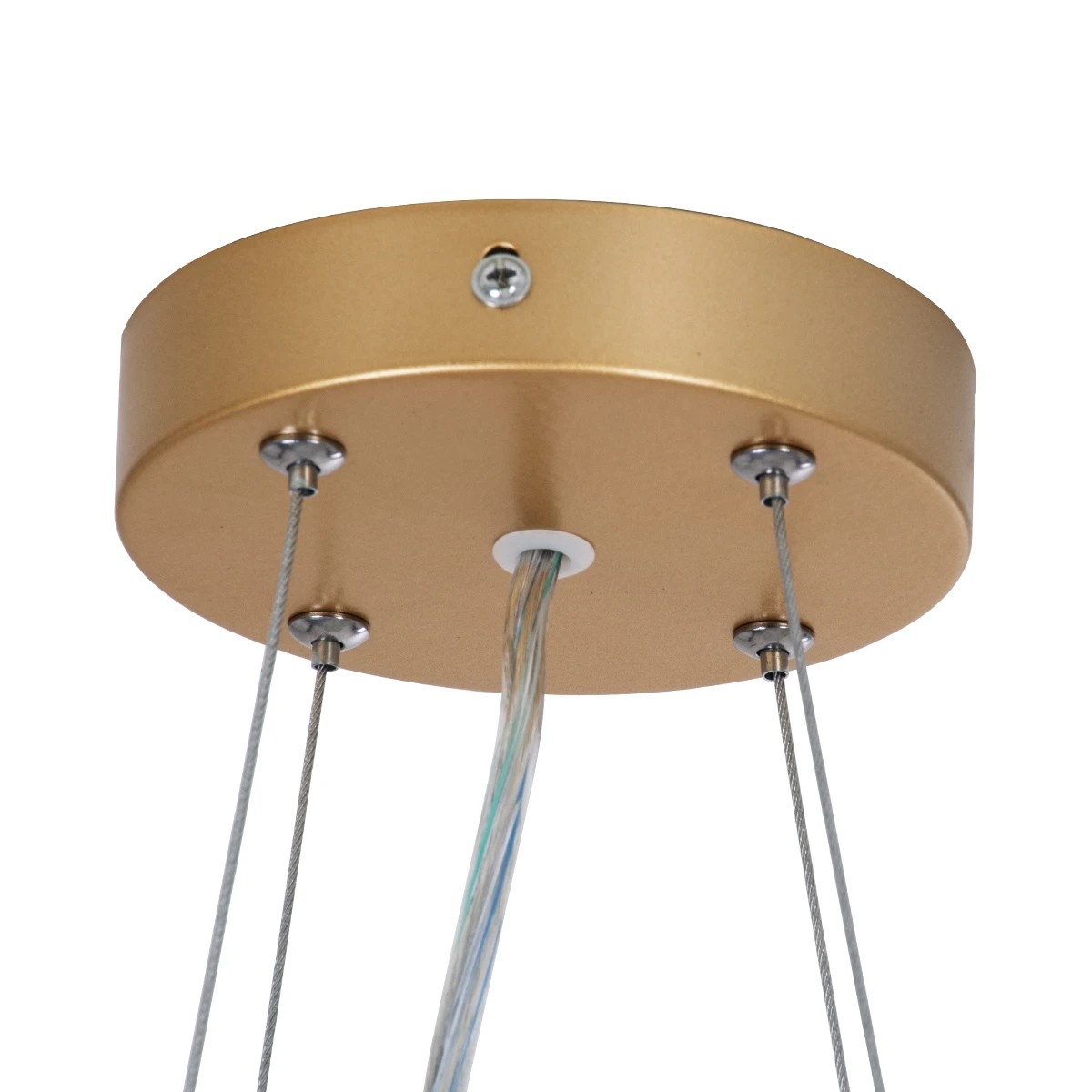kelvo® BARCHETTA KLV-101-0268 Κρεμαστό Φωτιστικό Οροφής LED 72W 7200lm 120° AC 220-240V IP20 Ρυθμιζόμενο Λευκό CCT με Χειριστήριο από 2700K έως 6000K Dimmable - Lumileds SMD Chip - Σαμπανιζέ Χρυσό Ματ - Μ48 x Π48 x Υ8.2cm - 3 Χρόνια Εγγύηση - Image 12