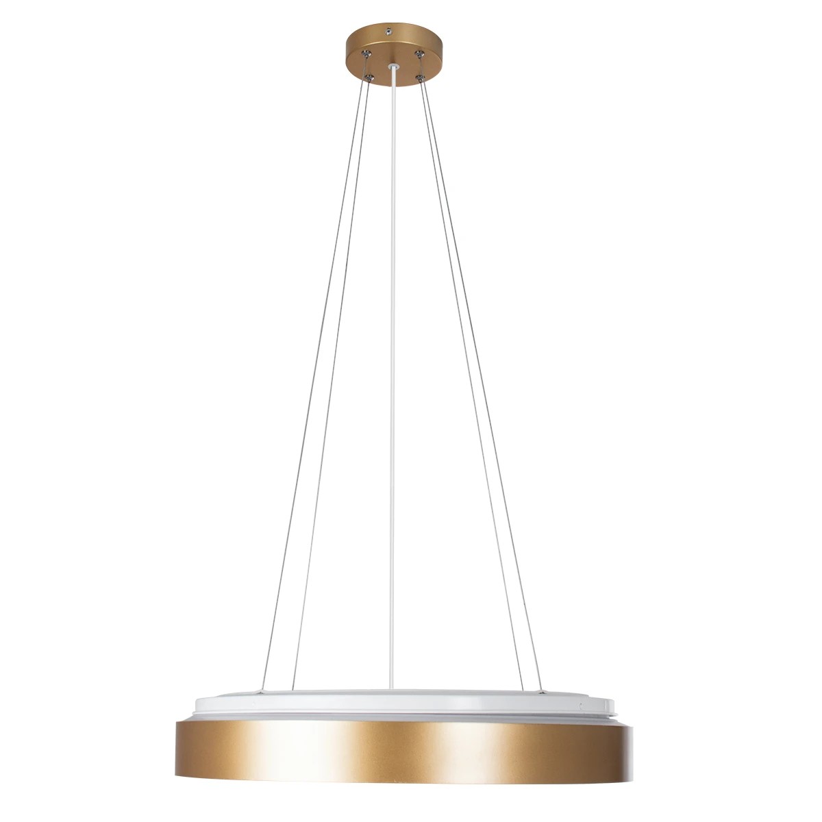 kelvo® BARCHETTA KLV-101-0268 Κρεμαστό Φωτιστικό Οροφής LED 72W 7200lm 120° AC 220-240V IP20 Ρυθμιζόμενο Λευκό CCT με Χειριστήριο από 2700K έως 6000K Dimmable - Lumileds SMD Chip - Σαμπανιζέ Χρυσό Ματ - Μ48 x Π48 x Υ8.2cm - 3 Χρόνια Εγγύηση - Image 5