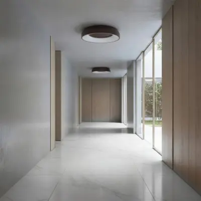 Alternative view of kelvo® SALEM KLV-101-0280 Φωτιστικό Οροφής LED 75W 7500lm 120° AC 220-240V IP20 Ρυθμιζόμενο Λευκό CCT με Χειριστήριο από 2700K έως 6000K Dimmable - Lumileds SMD Chip - Καφέ Ματ - Μ45 x Π45 x Υ9.5cm - 3 Χρόνια Εγγύηση