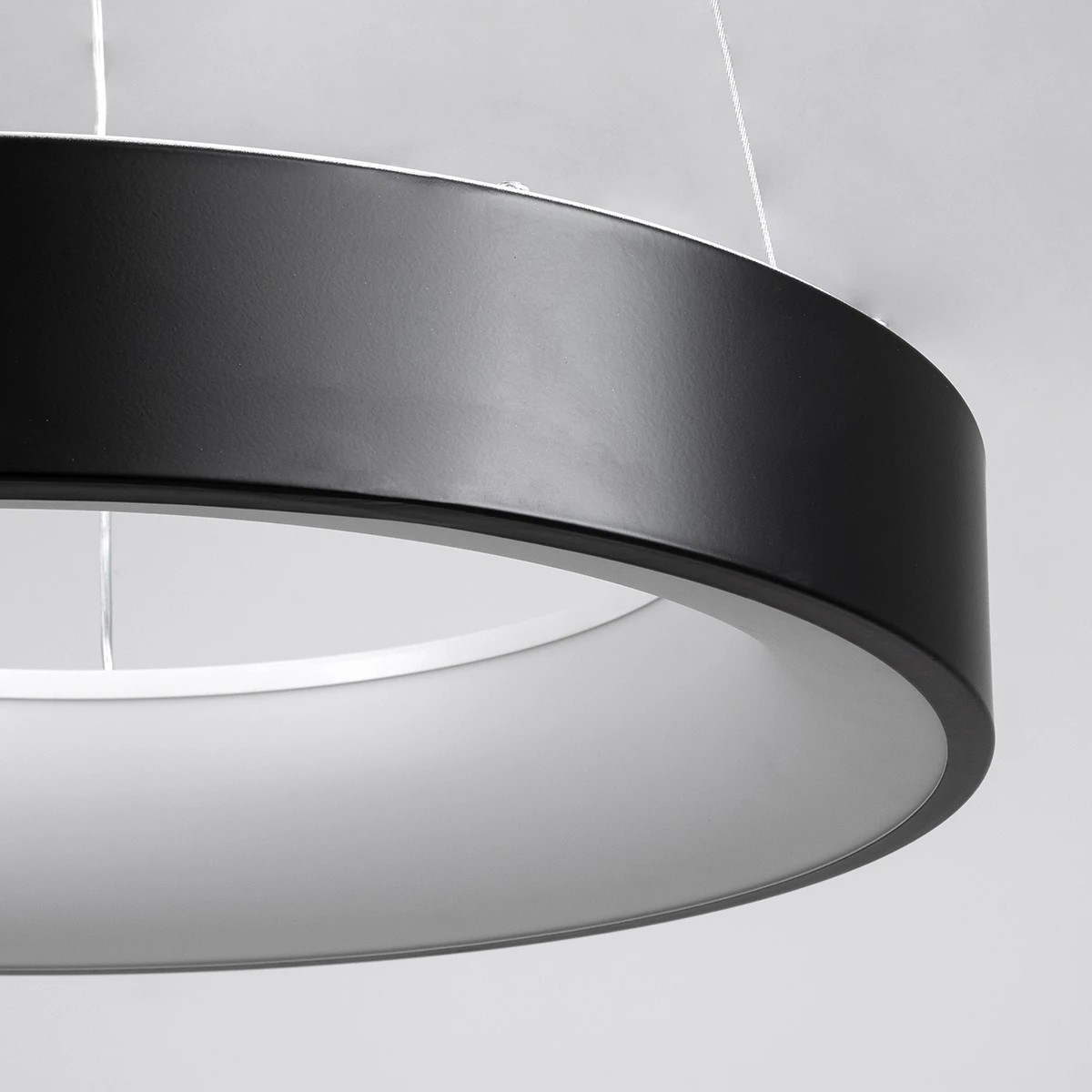 kelvo® SALEM KLV-101-0285 Κρεμαστό Φωτιστικό Οροφής LED 75W 7500lm 120° AC 220-240V IP20 Ρυθμιζόμενο Λευκό CCT με Χειριστήριο από 2700K έως 6000K Dimmable - Lumileds SMD Chip - Μαύρο Ματ - Μ45 x Π45 x Υ6cm - 3 Χρόνια Εγγύηση - Image 6