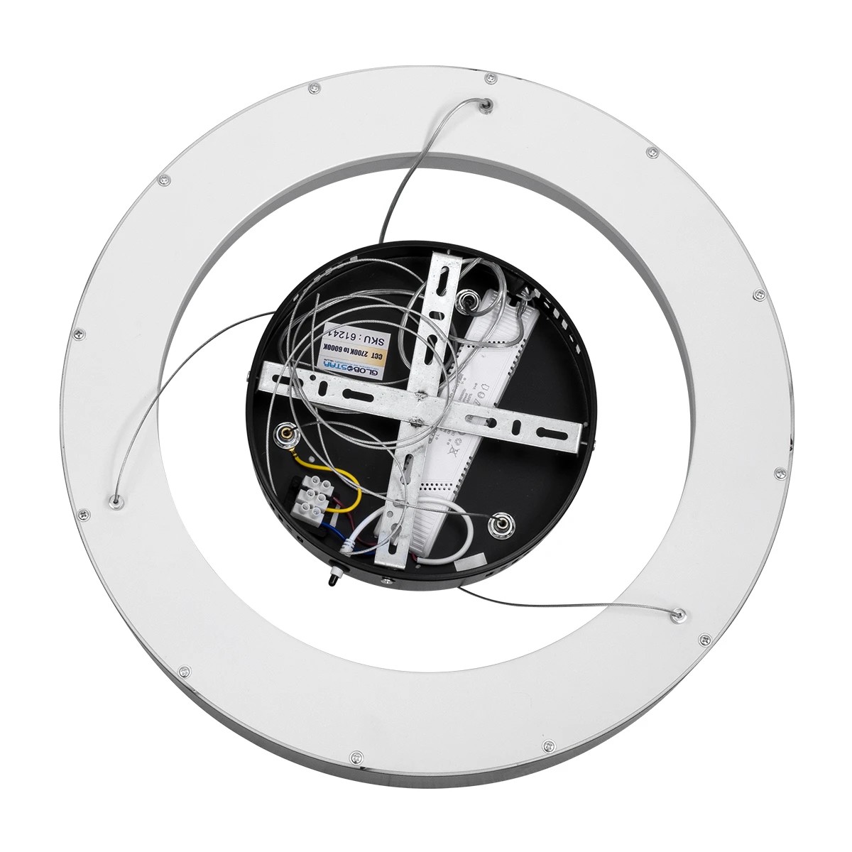 kelvo® SALEM KLV-101-0285 Κρεμαστό Φωτιστικό Οροφής LED 75W 7500lm 120° AC 220-240V IP20 Ρυθμιζόμενο Λευκό CCT με Χειριστήριο από 2700K έως 6000K Dimmable - Lumileds SMD Chip - Μαύρο Ματ - Μ45 x Π45 x Υ6cm - 3 Χρόνια Εγγύηση - Image 8