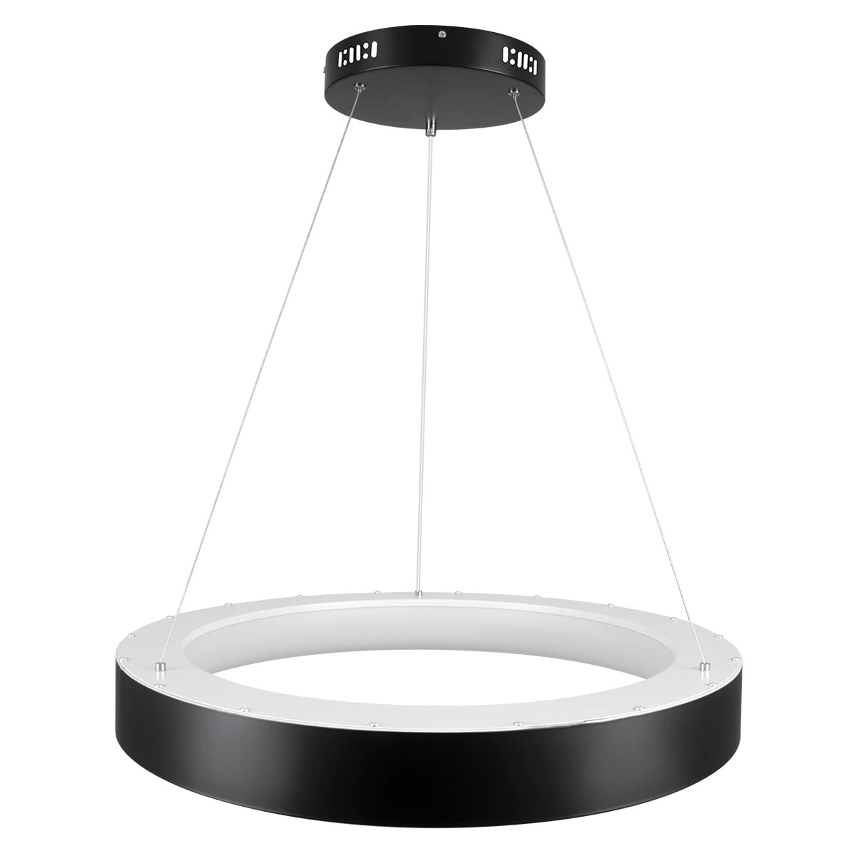 kelvo® SALEM KLV-101-0289 Κρεμαστό Φωτιστικό Οροφής LED 105W 10500lm 120° AC 220-240V IP20 Ρυθμιζόμενο Λευκό CCT με Χειριστήριο από 2700K έως 6000K Dimmable - Lumileds SMD Chip - Μαύρο Ματ - Μ60 x Π60 x Υ6cm - 3 Χρόνια Εγγύηση - Image 5