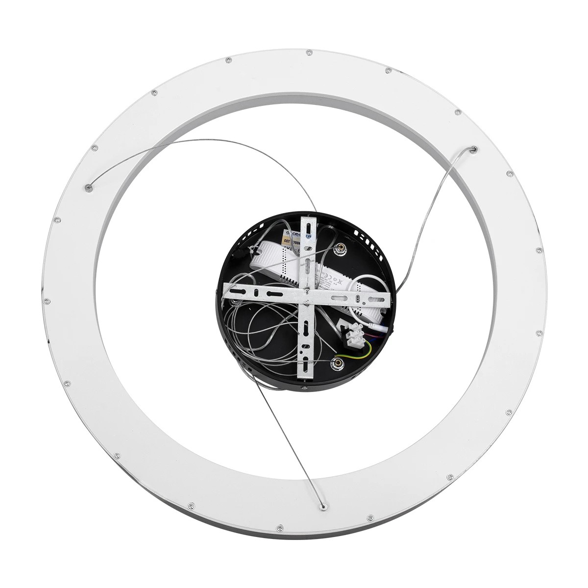 kelvo® SALEM KLV-101-0289 Κρεμαστό Φωτιστικό Οροφής LED 105W 10500lm 120° AC 220-240V IP20 Ρυθμιζόμενο Λευκό CCT με Χειριστήριο από 2700K έως 6000K Dimmable - Lumileds SMD Chip - Μαύρο Ματ - Μ60 x Π60 x Υ6cm - 3 Χρόνια Εγγύηση - Image 8