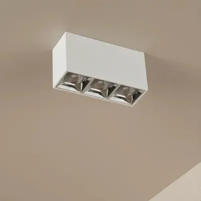 Alternative view of kelvo® LUMINAR KLV-101-0330 Φωτιστικό Downlight Σποτ LED 12W 1680lm 36° AC 220-240V IP20 Φυσικό Λευκό 4500K - Osram SMD Chip & TÜV SÜD Driver - Λευκό Ματ - Μ11.8 x Π4.2 x Υ6.6cm - 5 Χρόνια Εγγύηση