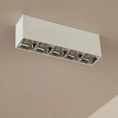 Alternative view of kelvo® LUMINAR KLV-101-0334 Φωτιστικό Downlight Σποτ LED 20W 2800lm 36° AC 220-240V IP20 Φυσικό Λευκό 4500K - Osram SMD Chip & TÜV SÜD Driver - Λευκό Ματ - Μ19.5 x Π4.2 x Υ6.6cm - 5 Χρόνια Εγγύηση