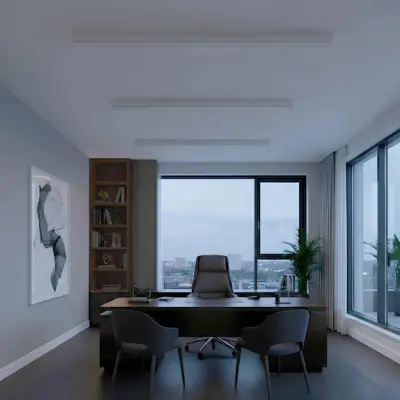 Alternative view of kelvo® ORION KLV-101-0363-V2 Γραμμικό Φωτιστικό Οροφής LED 72W 7200lm 120° AC 220-240V IP20 Ρυθμιζόμενο Λευκό CCT με Χειριστήριο από 2700K έως 6000K Dimmable - Lumileds SMD Chip - Λευκό Ματ - Μ120 x Π5 x Υ7.5cm - 3 Χρόνια Εγγύηση