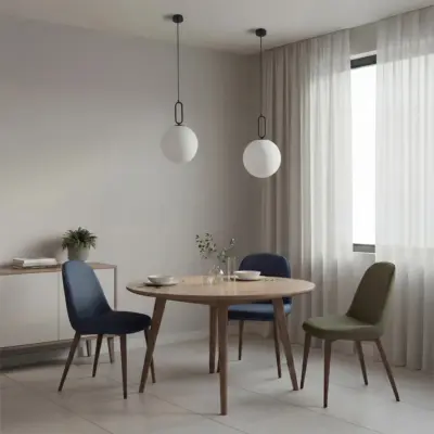 Alternative view of kelvo® BELLISSIMO KLV-101-0374 Κρεμαστό Φωτιστικό Οροφής για Λάμπα με Ντουί E27 AC 220-240V IP20 - Μαύρο Ματ & Λευκό - Μ30 x Π30 x Υ52cm