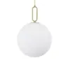 kelvo® BELLISSIMO KLV-101-0378 Κρεμαστό Φωτιστικό Οροφής για Λάμπα με Ντουί E27 AC 220-240V IP20 - Χρυσό Βούρτσας Πλατίνα & Λευκό - Μ40 x Π40 x Υ62cm - Image 4