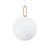 kelvo® BELLISSIMO KLV-101-0378 Κρεμαστό Φωτιστικό Οροφής για Λάμπα με Ντουί E27 AC 220-240V IP20 - Χρυσό Βούρτσας Πλατίνα & Λευκό - Μ40 x Π40 x Υ62cm - Image 5