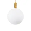 kelvo® ESTETICO KLV-101-0384 Κρεμαστό Φωτιστικό Οροφής για Λάμπα με Ντουί E27 AC 220-240V IP20 - Χρυσό Βούρτσας Πλατίνα & Λευκό - Μ40 x Π40 x Υ58cm - Image 5
