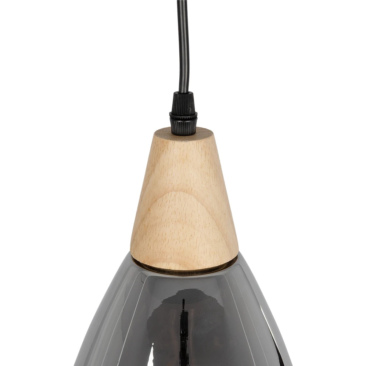 LEDTM® NOAH 999-0184 Μοντέρνο Κρεμαστό Φωτιστικό Οροφής με Ντουί 1 x E27 AC 220-240V IP20 - Γκρι & Μπεζ - Μ16 x Π16 x Υ30cm - Image 7