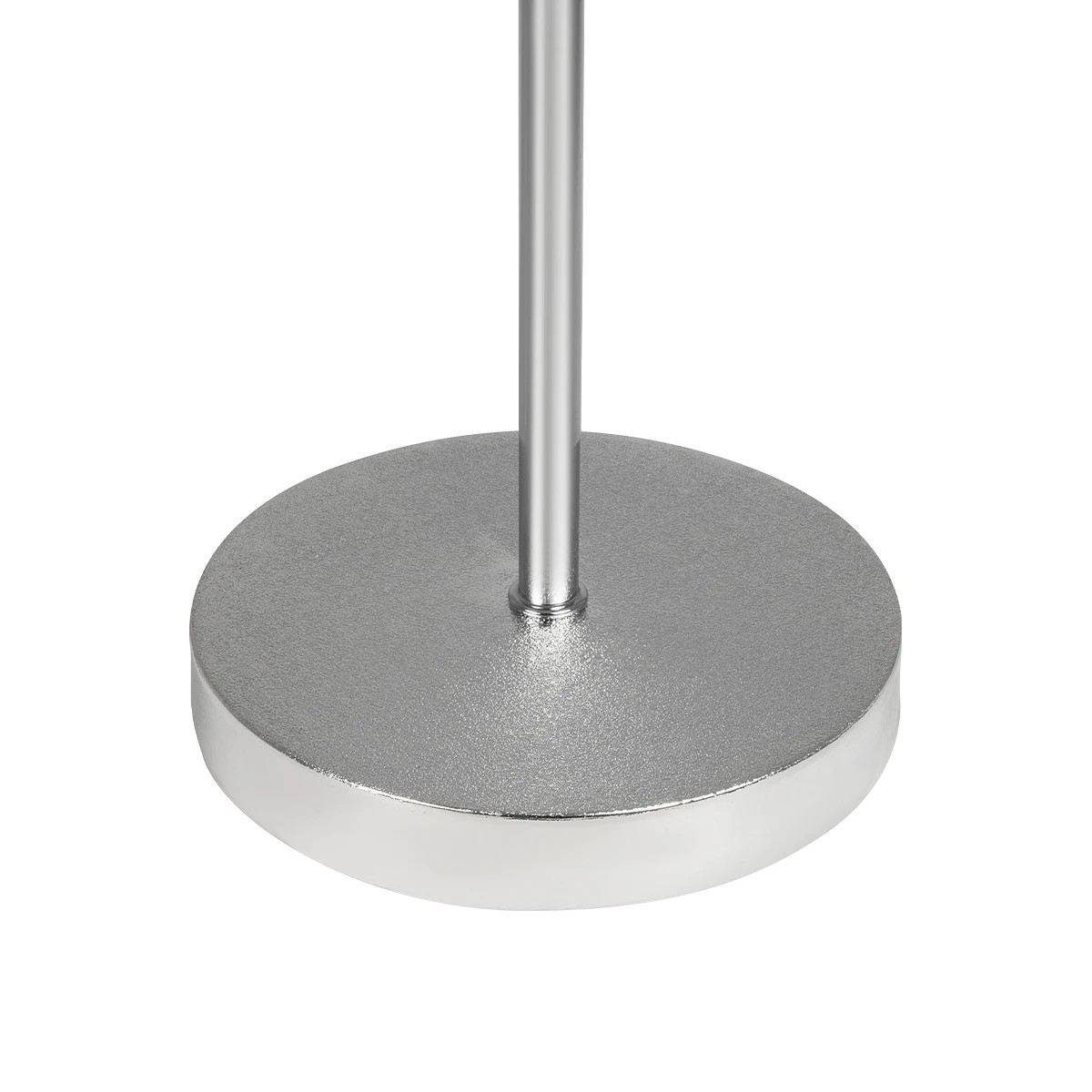 LEDTM® GLOSSY 204-0077 Μοντέρνο Επιτραπέζιο Φωτιστικό Πορτατίφ με Ντουί 1 x E27 AC 220-240V IP20 - Ασημί & Μπεζ - Μ19 x Π19 x Υ36cm - Image 7