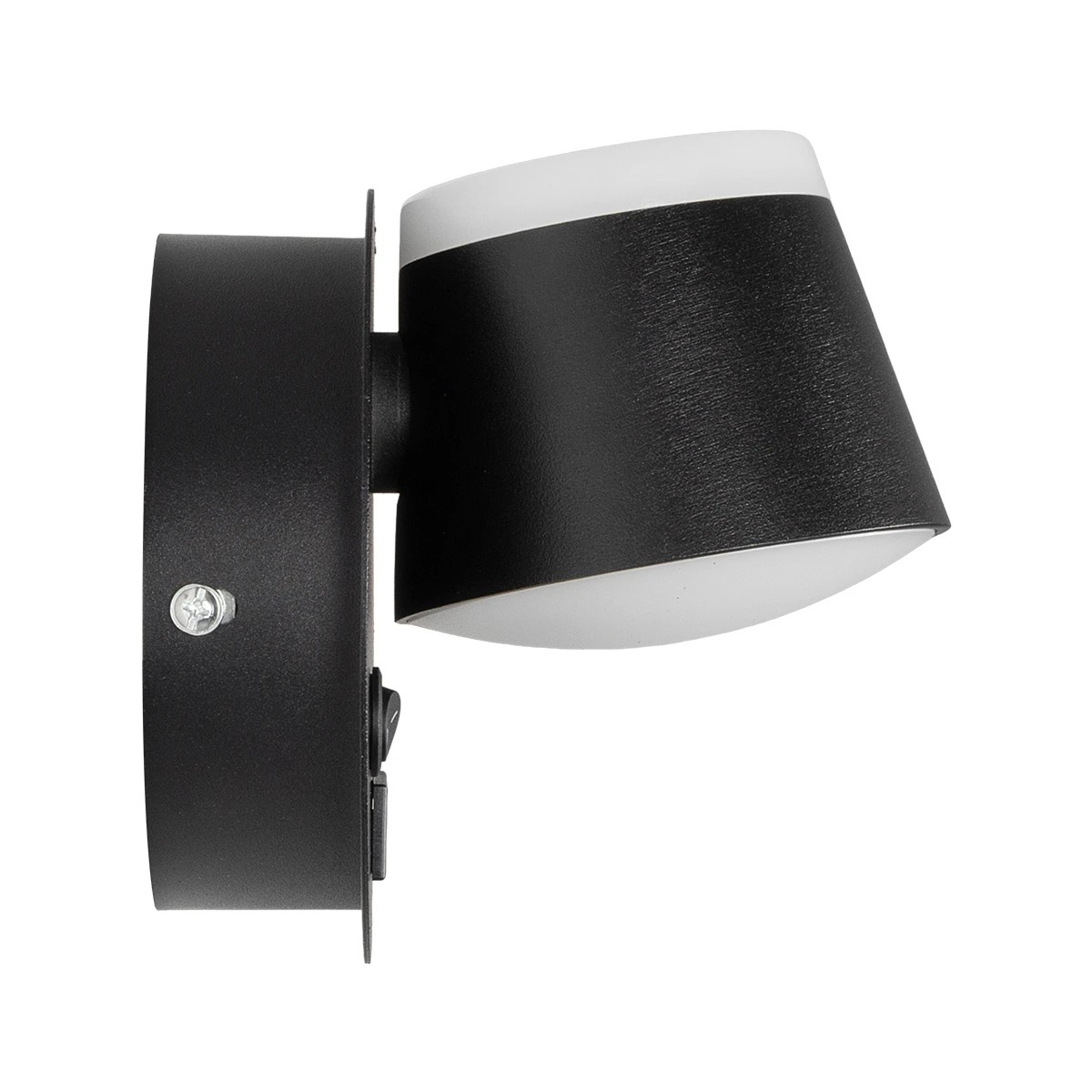 LEDTM® REGENCY 61373 Μοντέρνο Φωτιστικό Τοίχου - Απλίκα Ξενοδοχείου Reading Light με Φορτιστή USB 3A LED 8W 920lm 120° AC 220-240V IP20 Φυσικό Λευκό 4500K - Bridgelux SMD Chip & TÜV SÜD Driver - Μαύρο Ματ - Μ12 x Π12 x Υ13cm - 3 Χρόνια Εγγύηση - Image 3