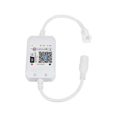 Alternative view of LEDTM® ZENGGE-WFMNA 73450 RF & WiFi 2.4G Ψηφιακός Pixel Addressable Controller DC 5-12-24V IP20 - WiFi 2.4G & Bluetooth - SPI/TTL Protocol 2048 IC - Μ10.5 x Π4.5 x Υ1.5cm - 2 Χρόνια Εγγύηση