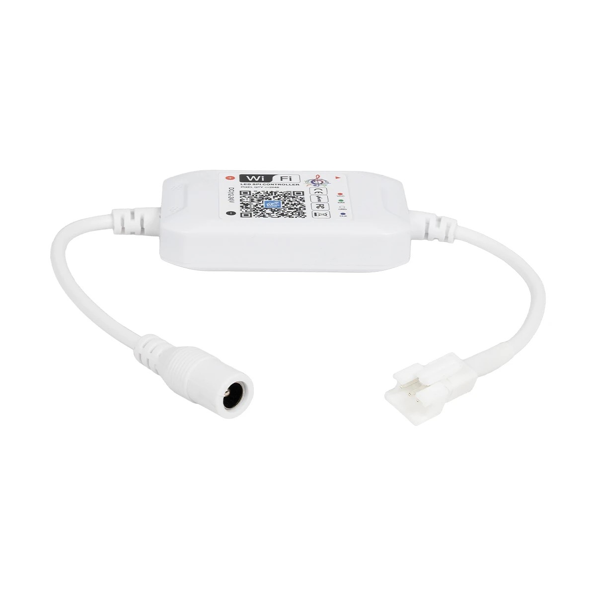 LEDTM® ZENGGE-WFMNA 73450 RF & WiFi 2.4G Ψηφιακός Pixel Addressable Controller DC 5-12-24V IP20 - WiFi 2.4G & Bluetooth - SPI/TTL Protocol 2048 IC - Μ10.5 x Π4.5 x Υ1.5cm - 2 Χρόνια Εγγύηση - Image 3