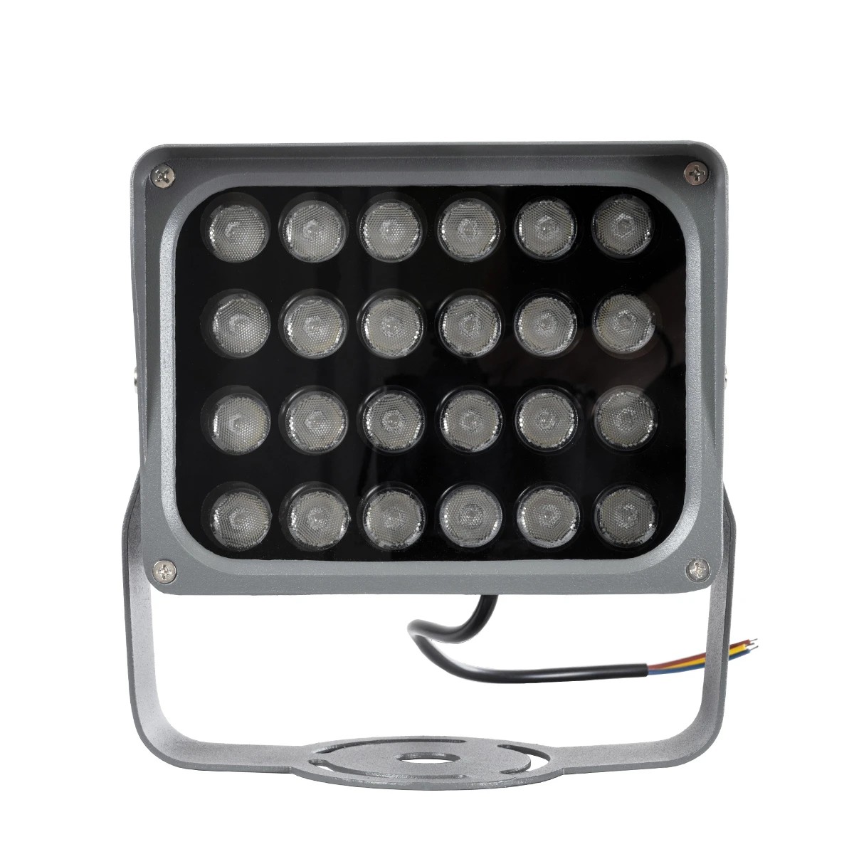 LEDTM® FLOODXENA 90132 Προβολέας Σποτ Wall Washer LED 24W 2040lm 10° AC 220-240V Αδιάβροχο IP65 Φούξια - Bridgelux SMD Chip - Γκρι Ανθρακί - Μ18 x Π13.5 x Υ18cm - 3 Χρόνια Εγγύηση - Image 5