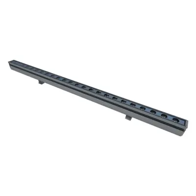 Alternative view of LEDTM® WASHERMARGO 90150 Μπάρα Φωτισμού Wall Washer LED 24W 2520lm 30° DC 24V Αδιάβροχο IP66 Ultra Θερμό Λευκό 2200K Dimmable - Bridgelux SMD Chip - Γκρι Ανθρακί - Μ100 x Π4 x Υ5cm - 3 Χρόνια Εγγύηση