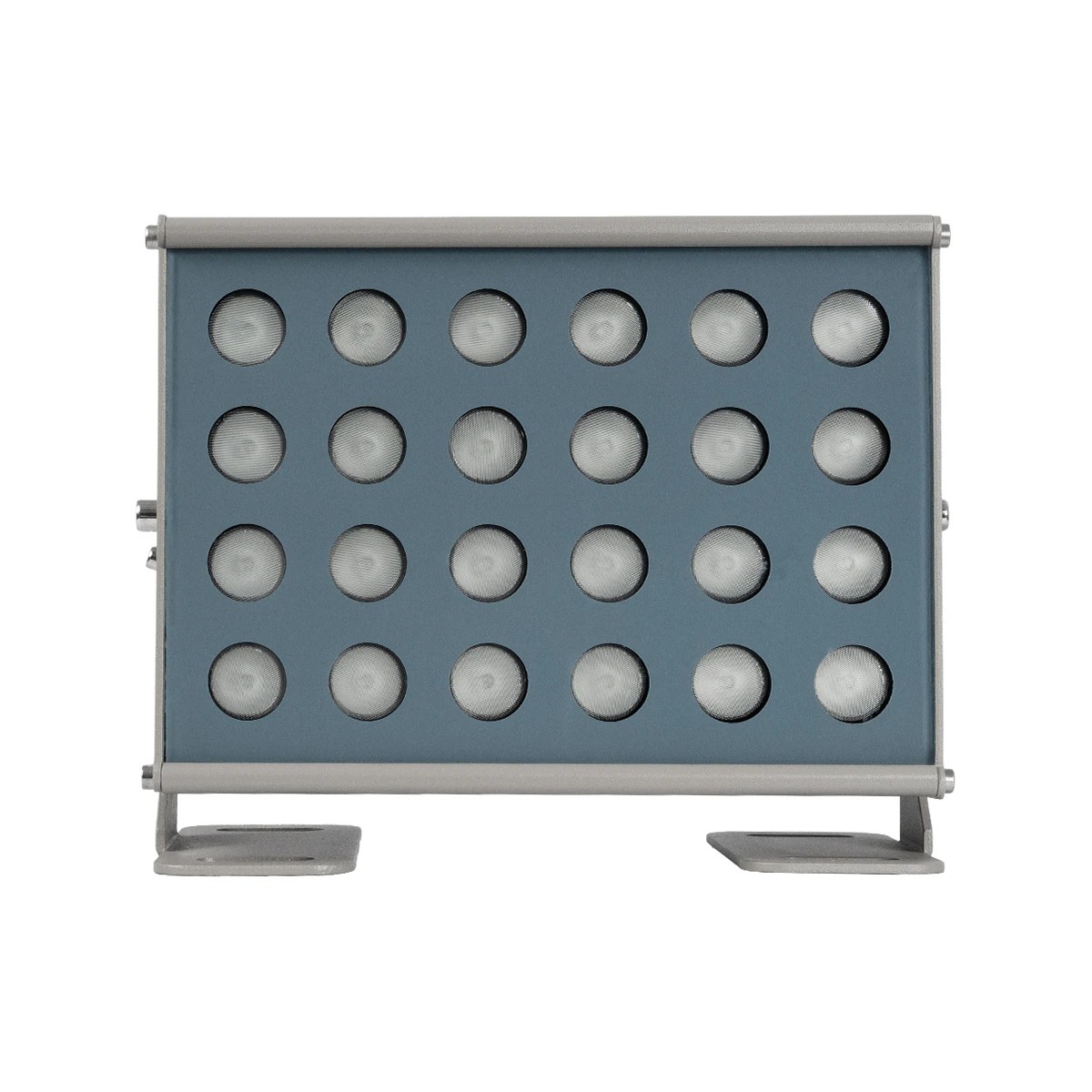 LEDTM® FLOODHENO 999-0264 Προβολέας Σποτ Wall Washer LED 36W 2880lm 30° DC 24V Αδιάβροχο IP65 Πολύχρωμο RGB Dimmable DMX512 - Bridgelux SMD Chip - Γκρι - Μ22 x Π11 x Υ16.5cm - 3 Χρόνια Εγγύηση - Image 3