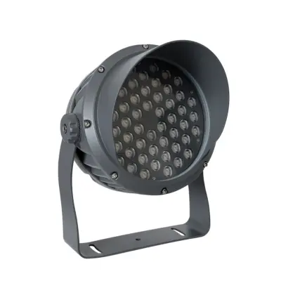 Alternative view of LEDTM® FLOODIMO 90744 Προβολέας Σποτ Wall Washer με Αντιθαμβωτική Γρίλια LED 54W 5130lm 10° AC 220-240V Αδιάβροχο IP67 Φυσικό Λευκό 4500K - Bridgelux SMD Chip - Γκρι Ανθρακί - Μ26 x Π29 x Υ31cm - 3 Χρόνια Εγγύηση
