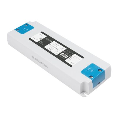 LEDTM® PLUX GLB-107-0011 Τροφοδοτικό/Μετασχηματιστής Class II SELV 60W 5A AC 220-240V σε DC 12V IP20 - Λευκό Ματ - Μ18.5 x Π6.4 x Υ2.2cm - 3 Χρόνια Εγγύηση